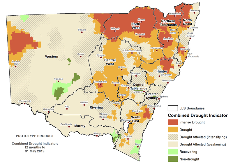 Figure 33. Description of the Combined Drought Indicator (CDI) framework For an accessible explanation of this graphic contact the author scott.wallace@dpi.nsw.gov.au